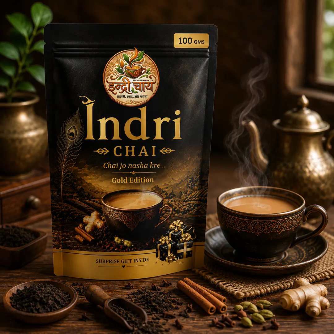Indri Chai 100g Gold Edition Pouch